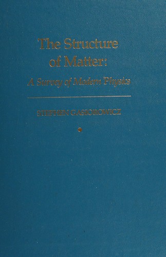Cover for The structure of matter