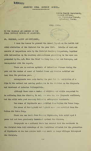 Cover for [Report 1947]