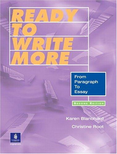 Cover for Ready to Write More