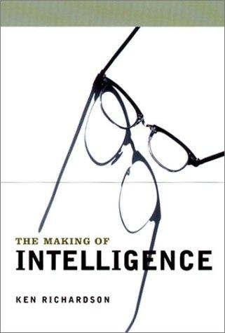 Cover for The Making of Intelligence