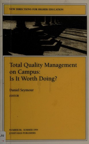 Cover for Total Quality Management on Campus