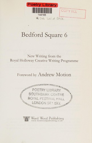 Cover for Bedford Square 6