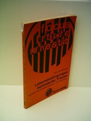 Cover for Lebensbedingungen behinderter Frauen