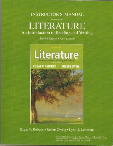 Cover for Instructor's Manual to accompany Literature 2nd AP Edition