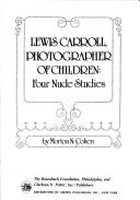 Cover for Lewis Carroll, photographer of children