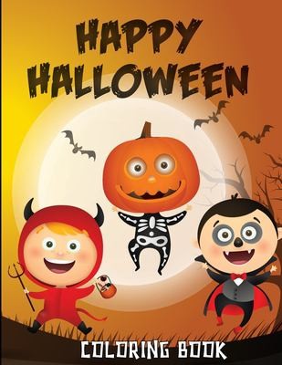 Cover for Happy Halloween Coloring Book