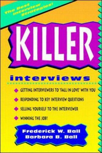Cover for Killer interviews
