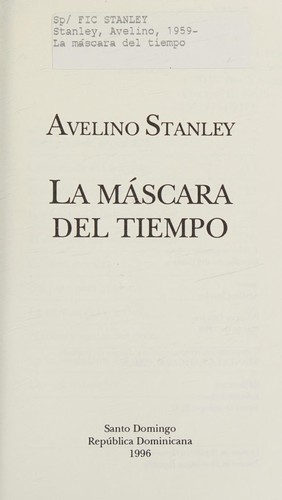 Cover for La máscara del tiempo