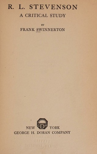 Cover for R.L. Stevenson