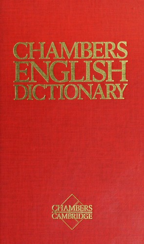 Cover for Chambers English dictionary