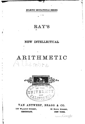 Cover for Ray's New intellectual arithmetic