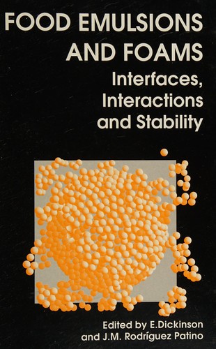 Cover for Food emulsions and foams