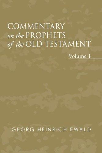 Cover for Commentary on the Prophets of the Old Testament, Volume 1