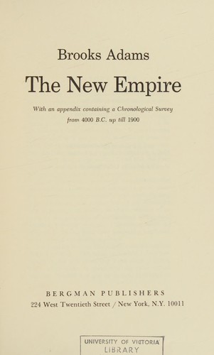 Cover for The new empire