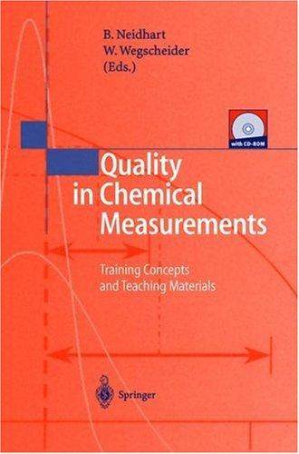 Cover for Quality in Chemical Measurements