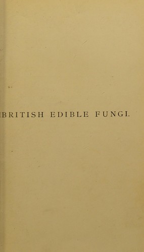 Cover for British edible fungi