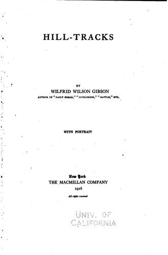 Cover for Hill-tracks