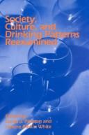 Cover for Society, culture, and drinking patterns reexamined
