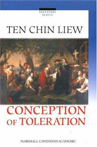 Cover for A conception of toleration