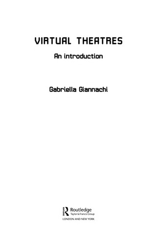 Cover for VIRTUAL THEATRES: AN INTRODUCTION.