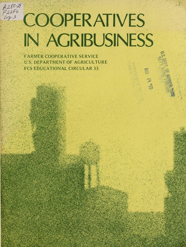 Cover for Cooperatives in agribusiness