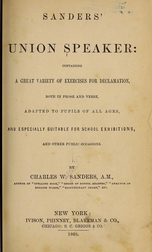 Cover for Union speaker