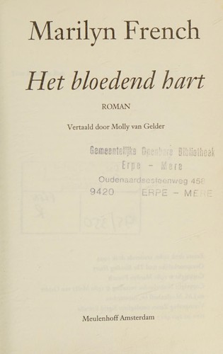 Cover for Het bloedend hart