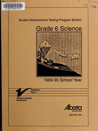 Cover for Student achievement testing program bulletin