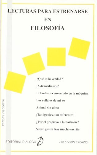 Cover for Lecturas para estrenarse en filosofía