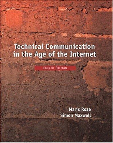 Cover for Technical Communication in the Age of the Internet (4th Edition)