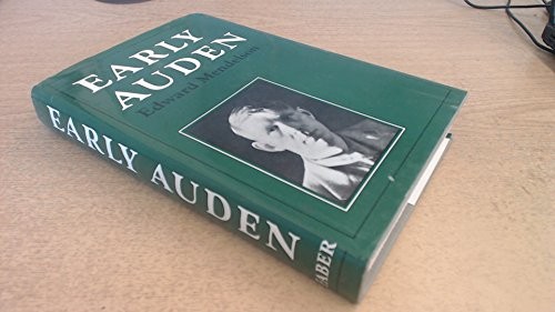 Cover for Early Auden