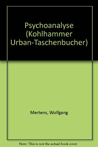 Cover for Psychoanalyse