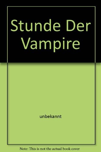 Cover for Stunde Der Vampire