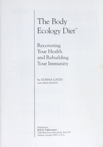 Cover for The Body Ecology Diet