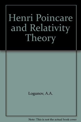 Cover for Henri Poincare and Relativity Theory