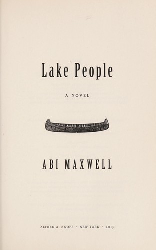 Cover for Lake people