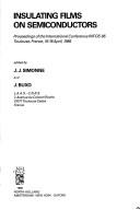 Cover for Insulating films on semiconductors