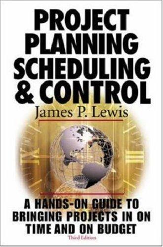 Cover for Project Planning,  Scheduling & Control, 3rd Edition