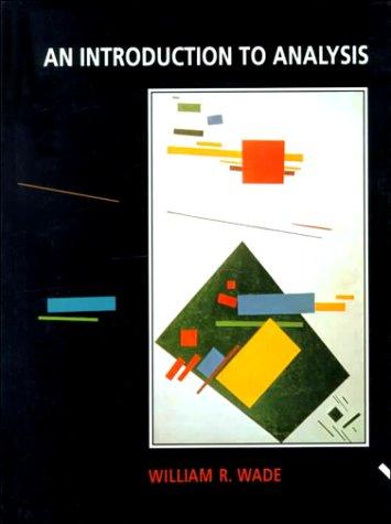 Cover for An Introduction to Analysis