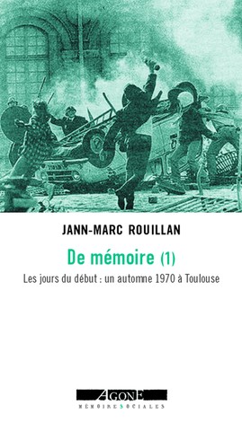 Cover for De mémoire