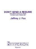 Cover for Don't Send a Resume