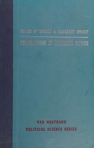 Cover for Foundations of National Power; B26