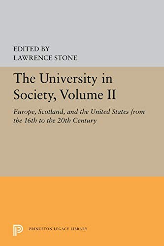 Cover for The University in Society, Volume II