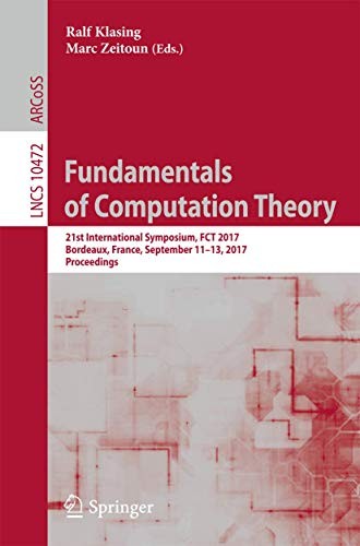 Cover for Fundamentals of Computation Theory
