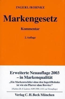 Cover for Markengesetz