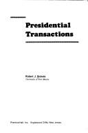 Cover for Presidential transactions