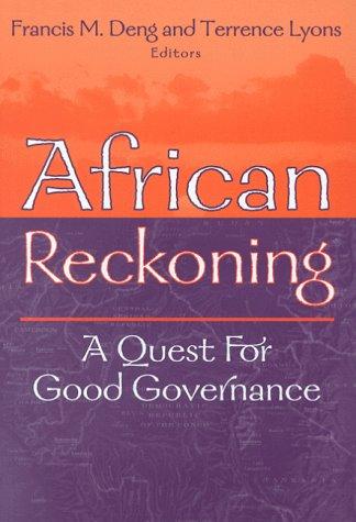 Cover for African reckoning