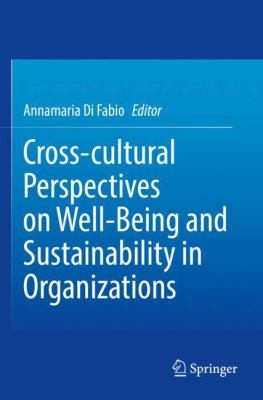 Cover for Cross-Cultural Perspectives on Well-Being and Sustainability in Organizations
