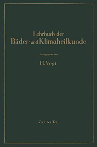 Cover for Lehrbuch der Bäder- und Klimaheilkunde