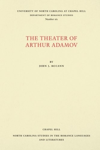Cover for The Theater of Arthur Adamov